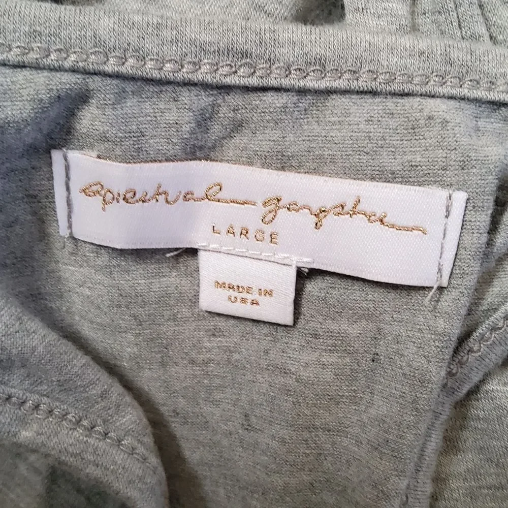 Spiritual Gangster Knit Ruffle Romper Grey - Picture 5 of 9